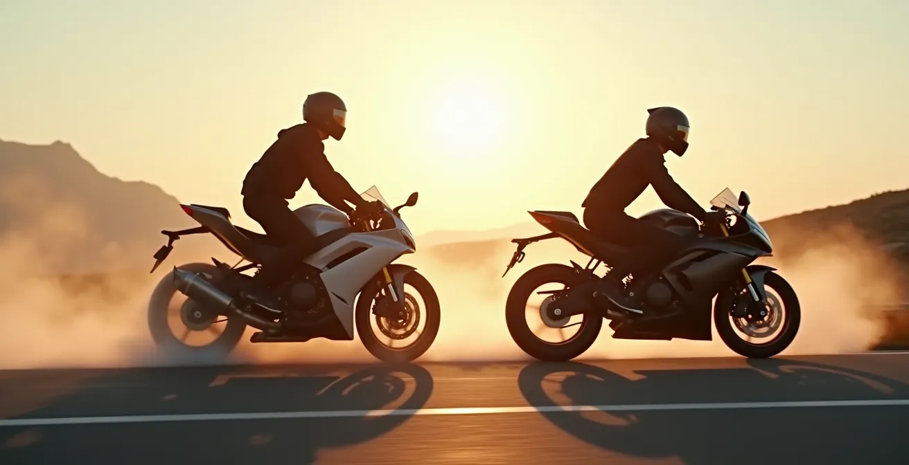 Estudio comparativo del efecto del viento en motos con y sin carenado