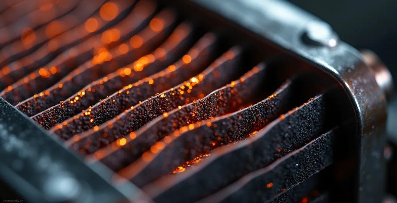 Vista macro de sistema de refrigeración y flujo de aire en moto deportiva