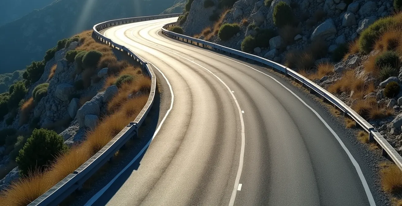 Diagrama físico mostrando el efecto palanca cuando la mano se engancha en el asfalto