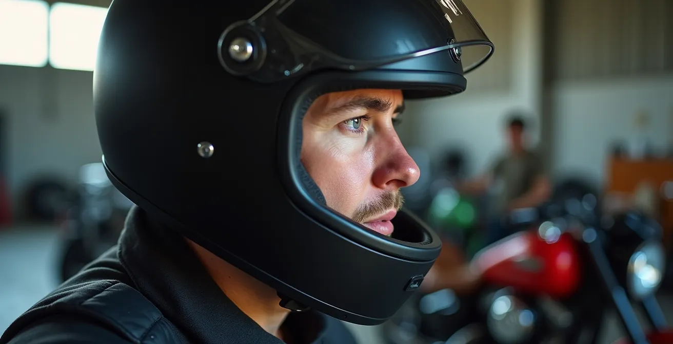 Demostración de las diferentes morfologías craneales y su ajuste correcto con cascos de moto